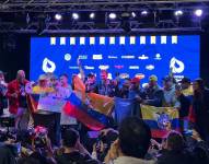 Fotografía de los ganadores en el Torneo Mundial de Asadores en Uruguay