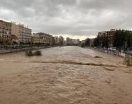 MÁLAGA, 13/11/2024.-Fuertes lluvias se registran causando inundaciones en las principales avenidas de todos los distritos de la ciudad.