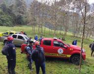 Imagen de una jornada de búsqueda por Mishell Sánchez, joven deportista de Tungurahua que estuvo desaparecida.