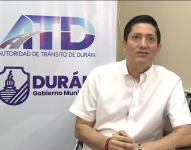 Foto de Luis Samaniego, subgerente de la Agencia de Tránsito en Durán (ATD) en una entrevista con Ecuavisa, emitida el 7 de agosto del 2024.