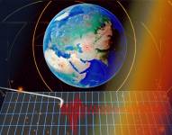 Imagen referencial de terremoto en distintas zonas de la Tierra.