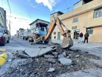 Trabajos realizados en barrios del sur de Quito.