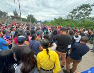 Manifestantes en Archidona.