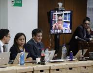 Quito, lunes 3 de junio del 2024, Audiencia de vinculación en el caso Purga, por el presunto delito de delincuencia organizada, en la Corte Nacional de Justicia.