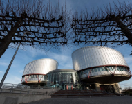 Vista exterior del Tribunal Europeo de Derechos Humanos de Estrasburgo