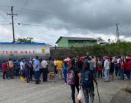 Manifestantes en Archidona