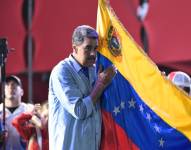 Imagen de Nicolás Maduro, presidente reelecto de Venezuela.