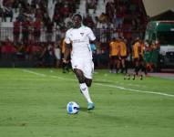 Jean Carlos Quiñónez, en un partido con Liga de Quito