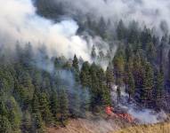 Cuenca y Loja amanecieron cubiertas por el humo de los incendios forestales que amenazan la zona.