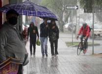 Imagen referencial de lluvia en Cuenca.