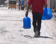 Falta de agua en Villamil Playas.