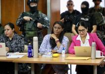 La fiscal Diana Salazar, durante una audiencia.