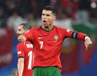Cristiano Ronaldo celebra la victoria de Portugal ante República Checa