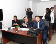 Imagen de archivo de la audiencia de juzgamiento del Caso Encuentro, en el Complejo Judicial Norte, en Quito.