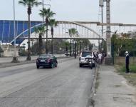 Imagen de la avenida Francisco de Orellana, a la altura de parque Samanes, donde fue atropellada una chica de 18 años.