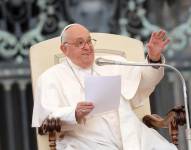 El papa Francisco en la Audiencia General de los miércoles.