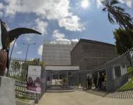 Exteriores del edificio de la Asamblea Nacional en Quito.