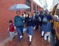 Imagen referencial, Regreso a clases en Cuenca. Foto Boris Romoleroux/API.