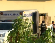 Foto referencial. Imagen de un carro de Medicina Legal en Durán, este 31 de julio del 2024.