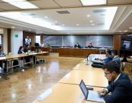 Audiencia en la Corte Nacional de Justicia.