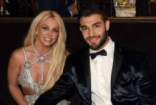 Fotografía de la cantante Britney Spears y Sam Asghari