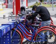 Uso de bicicletas públicas en Quito