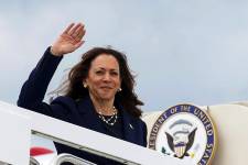 Imagen de archivo de la vicepresidenta de EE.UU., Kamala Harris.