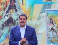 Nicolás Maduro, hablando durante la transmisión de su programa “Con Maduro +”