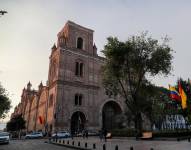 Fotografía del centro histórico el 11 de noviembre de 2024 en Cuenca.