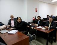 Momento en el que se instalaba la audiencia del caso Encuentro, en Quito.