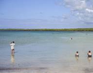 Playas Ecuador. (Photo by ERNESTO BENAVIDES / AFP)