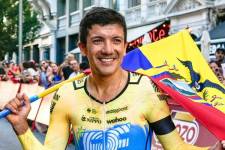 Richard Carapaz, ciclista ecuatoriano.