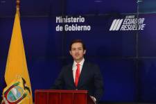Rueda de Prensa del viceministro de Gobierno, Esteban Torres, sobre la coyuntura política del paí­s, en el Ministerio de Gobierno.