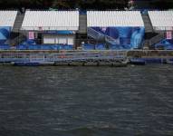 Imágenes de las aguas del río Sena en París.