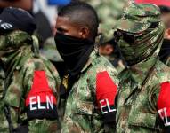 Fotografía de archivo de integrantes de ELN en Colombia. EFE/Christian Escobar Mora