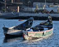 Dos embarcaciones con un total de 151 personas a bordo fueron rescatadas cerca de la isla canaria de El Hierro (Atlántico).