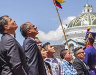 Imagen de archivo del expresidente Rafael Correa y del exvicepresidente Jorge Glas.