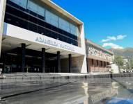 La fachada del edificio de la Asamblea Nacional.