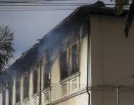 Incendio en el Centro de Adolescentes Infractores Virgilio Guerrero, un correccional de menores ubicado en Quito.