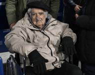 José Mujica en silla de ruedas.