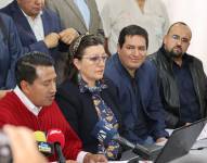 Rueda de prensa de las Organizaciones Sociales por la Unidad de la Izquierda.