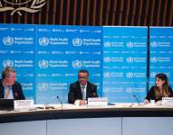 El director general de la Organización Mundial de la Salud, Tedros Adhanom Ghebreyesus, comparece en rueda de prensa para informar sobre la evolución de la pandemia de coronavirus.