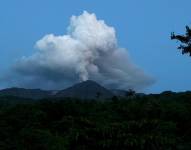 Foto de archivo del volcán Reventador.