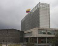 La fachada externa del edificio de la Asamblea Nacional.