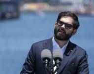 Fotografía de archivo del pasado 21 de diciembre dell presidente de Chile, Gabriel Boric, durante un acto oficial en Valparaíso.