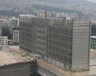 El edificio de la Asamblea Nacional en el centro de Quito.