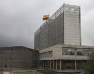 La fachada del edificio de la Asamblea Nacional, en el centro de Quito.