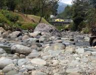 El caudal de río Tomebamba se encuentra en nivel de estiaje.