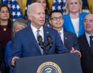Joe Biden, presidente de Estados Unidos pronuncia comentarios durante la Acción Diferida para los Llegados en la Infancia (DACA)