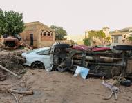 Destrozos causados por la dana en Letur (Albacete), este jueves 31 de octubre.